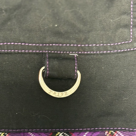 Vintage Tripp NYC Purple Plaid Mini Skirt Y2K Size Large - Picture 8 of 9